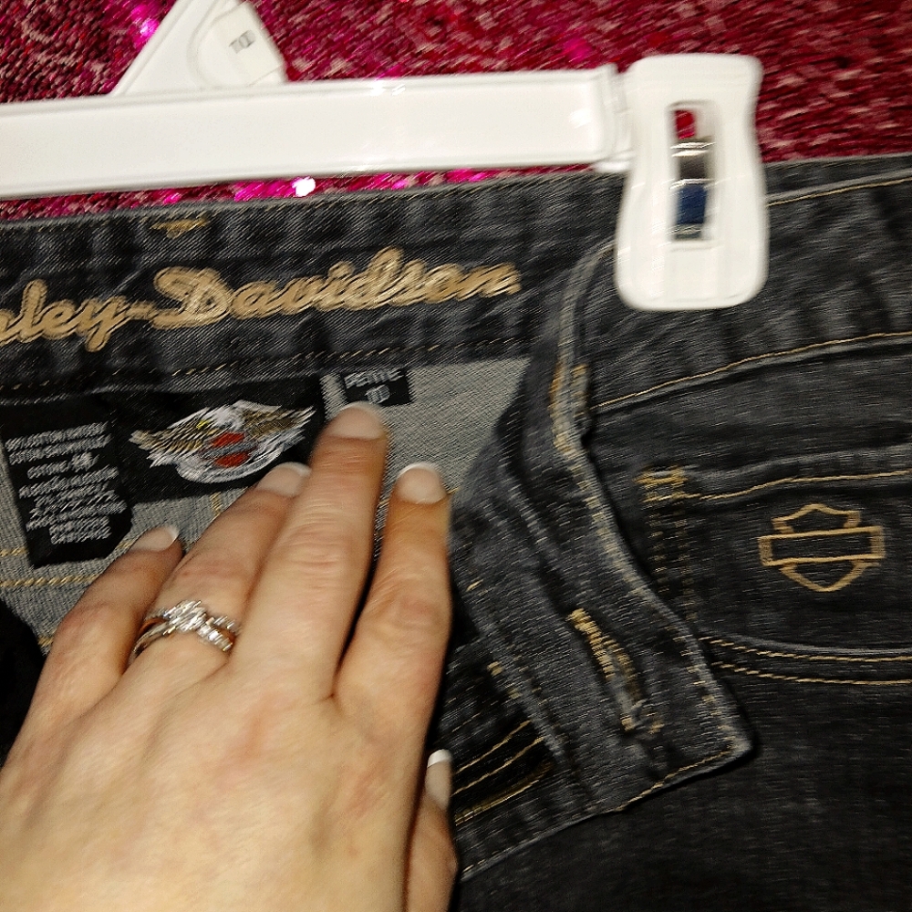 Harley Davidson size 10 petite jeans.